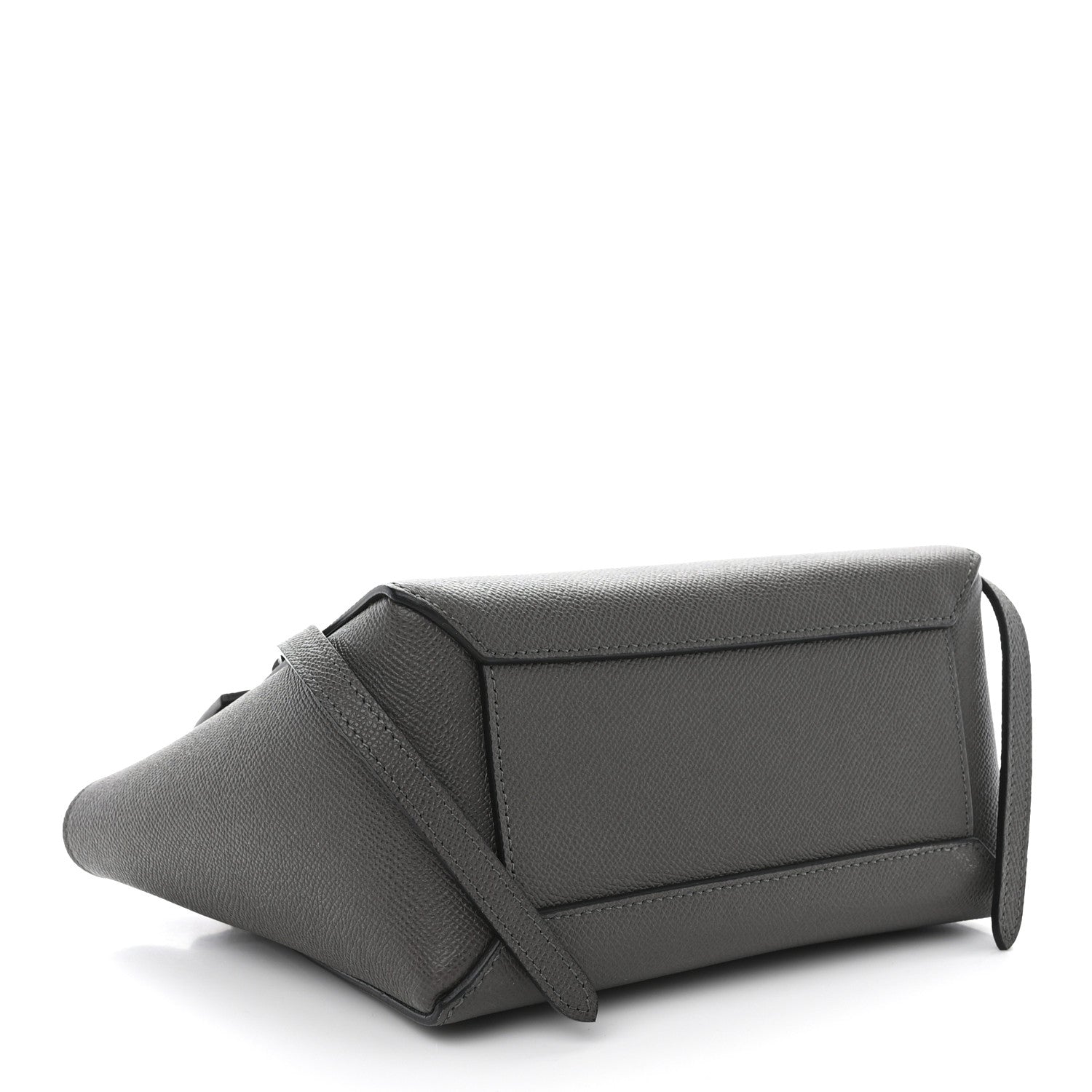 Celine Grained Calfskin Nano Belt Bag Grey 4 of 11