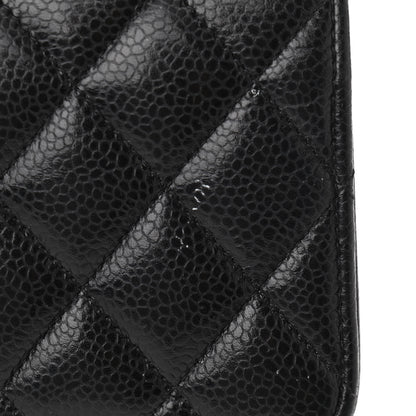 Chanel Caviar Quilted Medium Double Flap Black 11 of 13