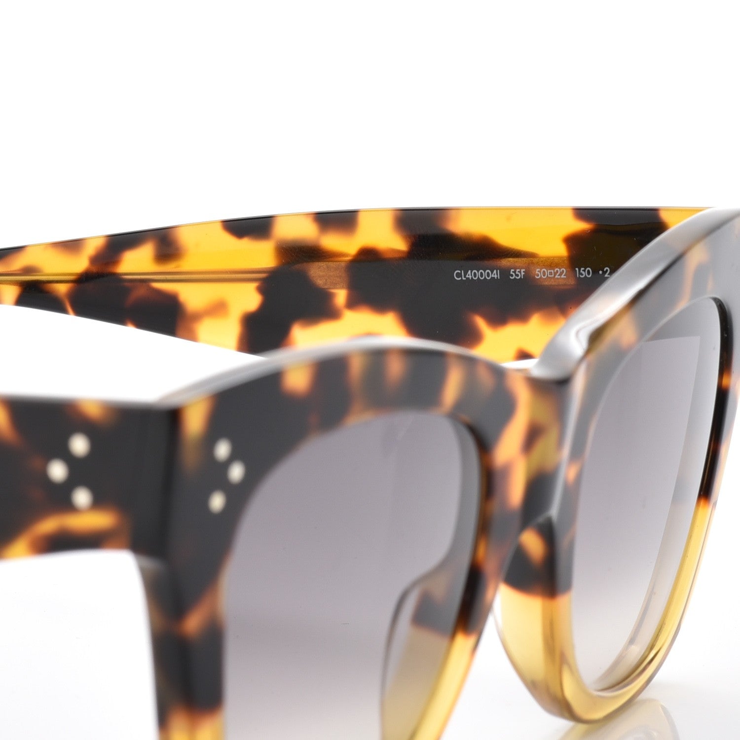 Celine Cat Eye Sunglasses CL40004I Havana Honey 7 of 7