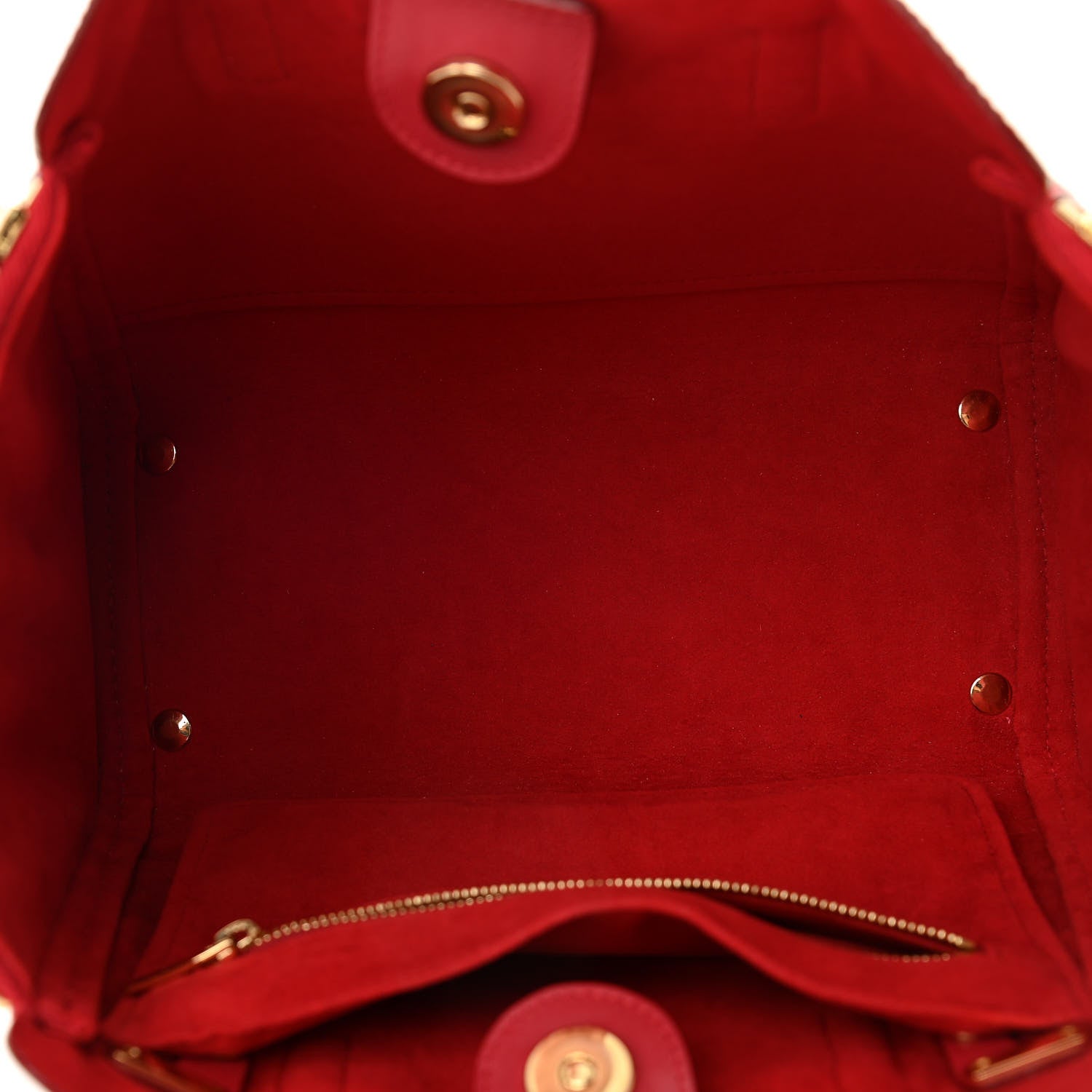 Salvatore Ferragamo Calfskin Satchel Red 5 of 9