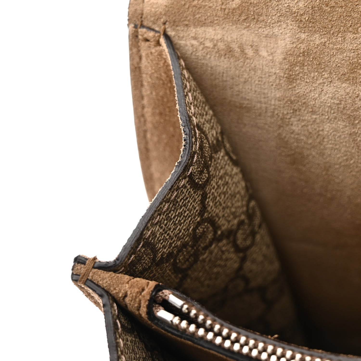 Gucci GG Supreme Monogram Embroidered Medium Dionysus Shoulder Bag Beige 16 of 21