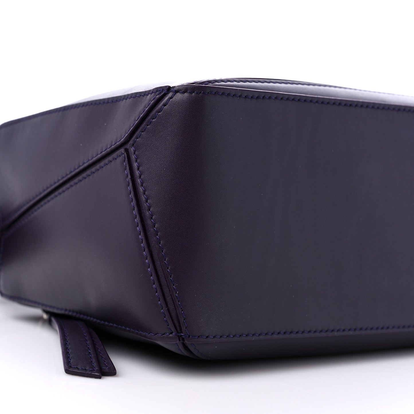 Satin Calfskin Small Puzzle Bag Deep Purple