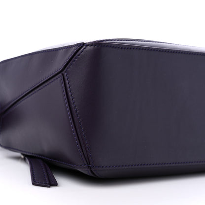 Loewe Satin Calfskin Small Puzzle Bag Deep Purple 7 of 10