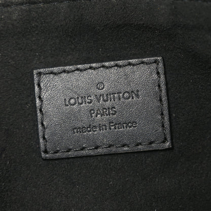Louis Vuitton Monogram Flower Zipped Tote MM Black 10 of 16