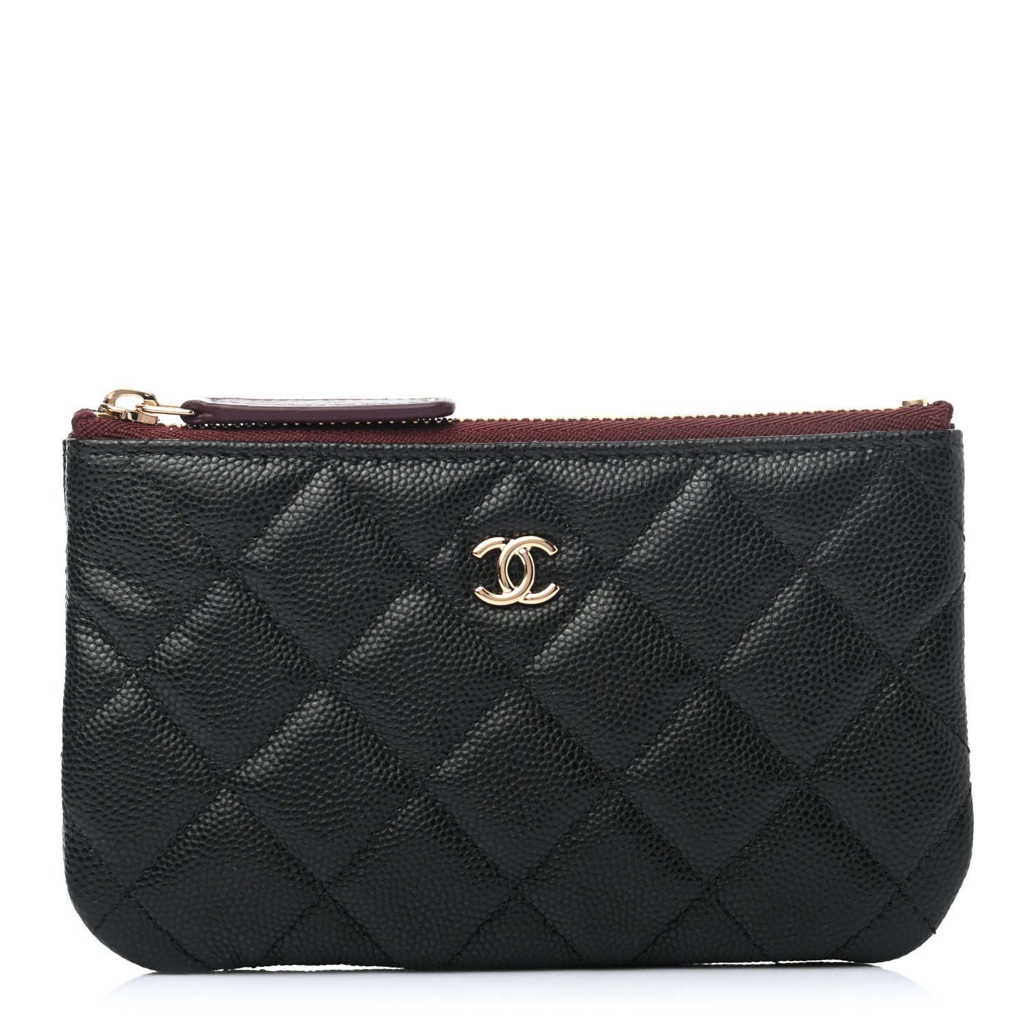 Chanel Caviar Quilted Small Cosmetic Case Black 1 of 7