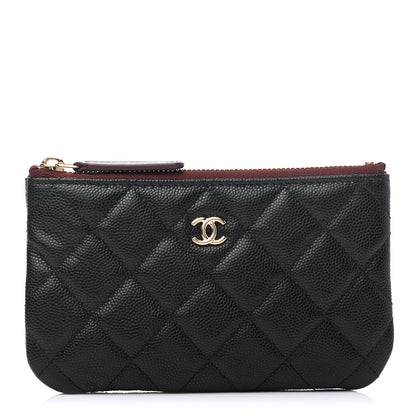 Chanel Caviar Quilted Small Cosmetic Case Black 1 of 7