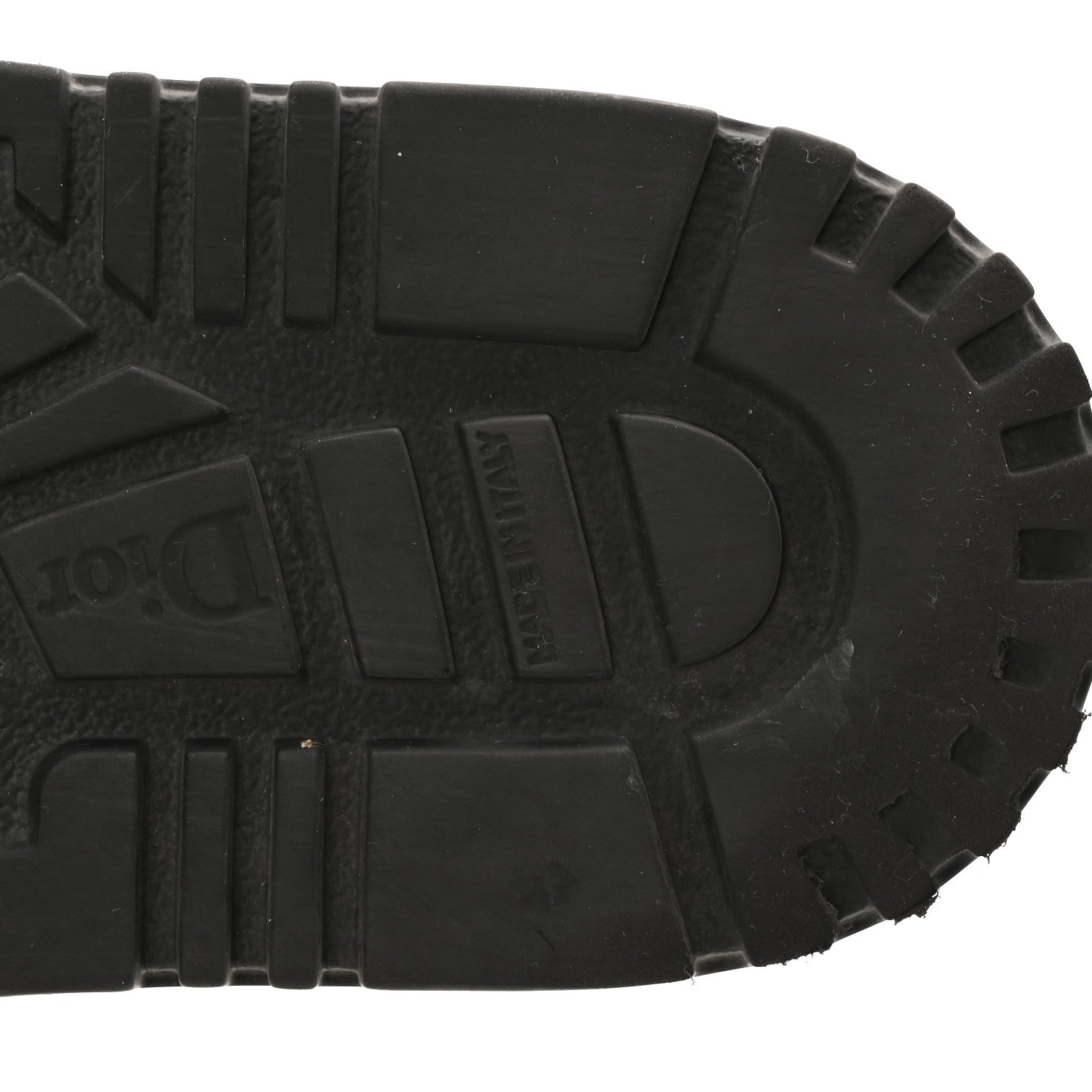 Christian Dior Shearling Canvas Lurex Embroidered Dway 10mm Slide Sandals 36 Black Natural 7 of 9