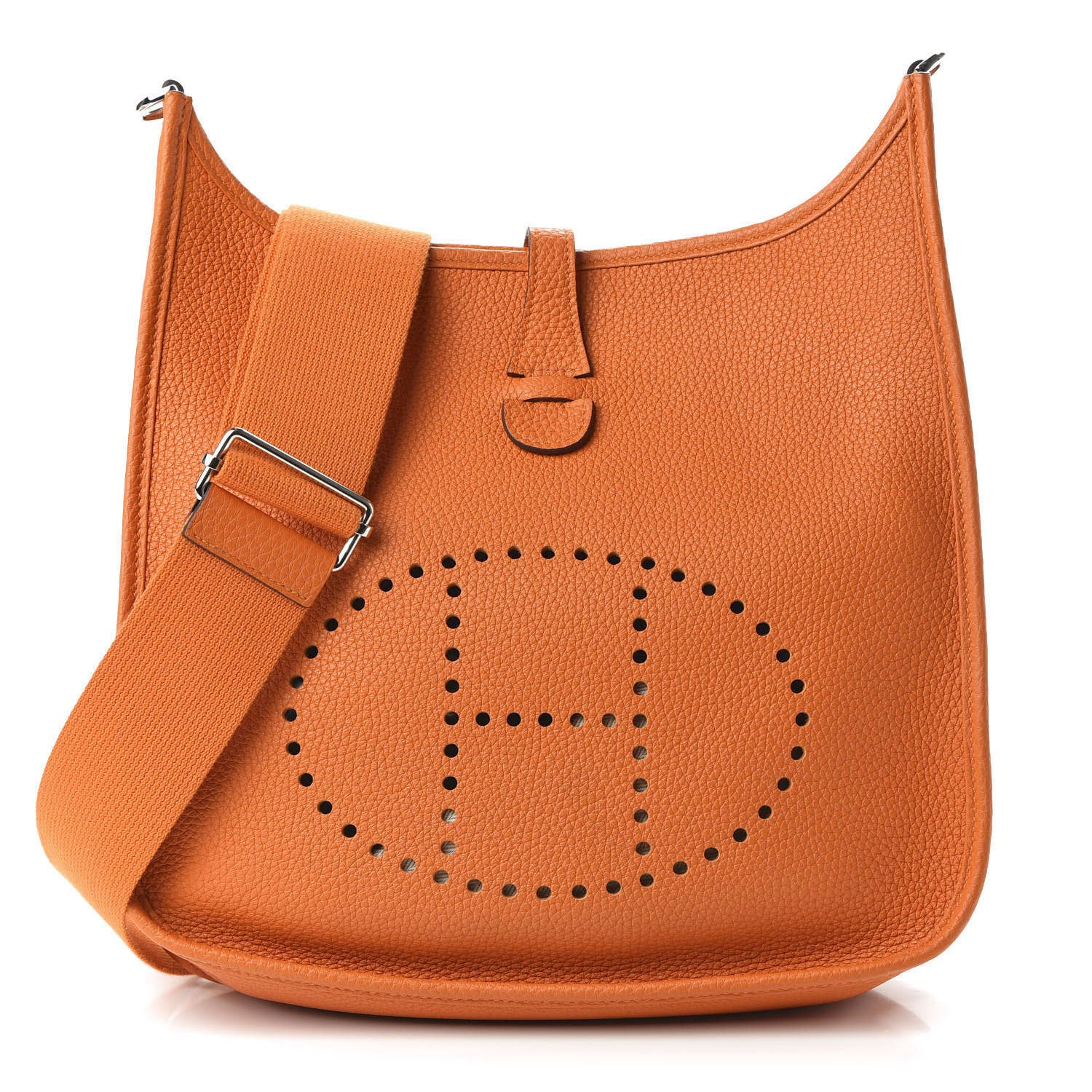 Hermes Togo Evelyne III PM Orange 1 of 9