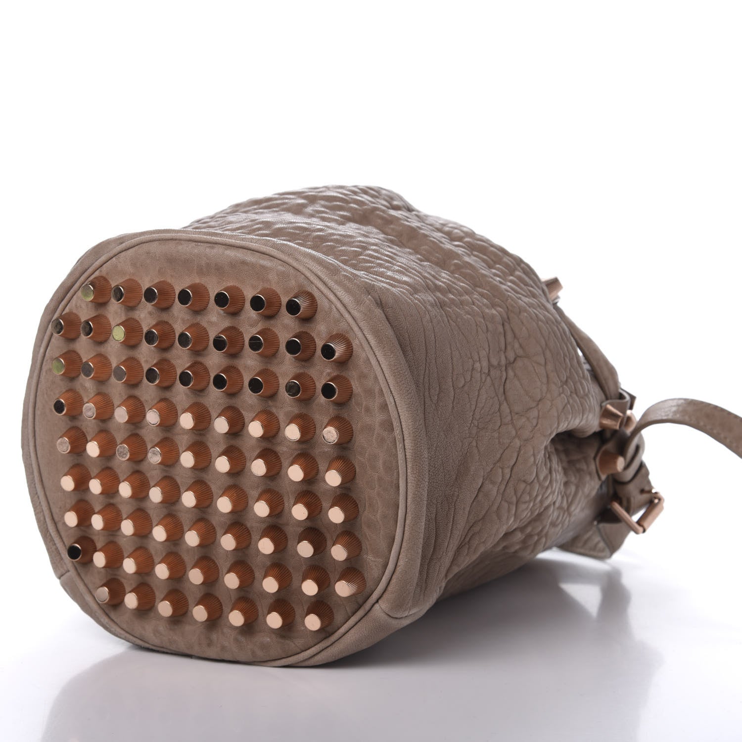 Alexander Wang Pebbled Lambskin Diego Bucket Bag Latte 7 of 16