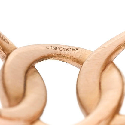 Pomellato 18K Rose Gold Brera Chain Ring 55 7.25 7 of 7
