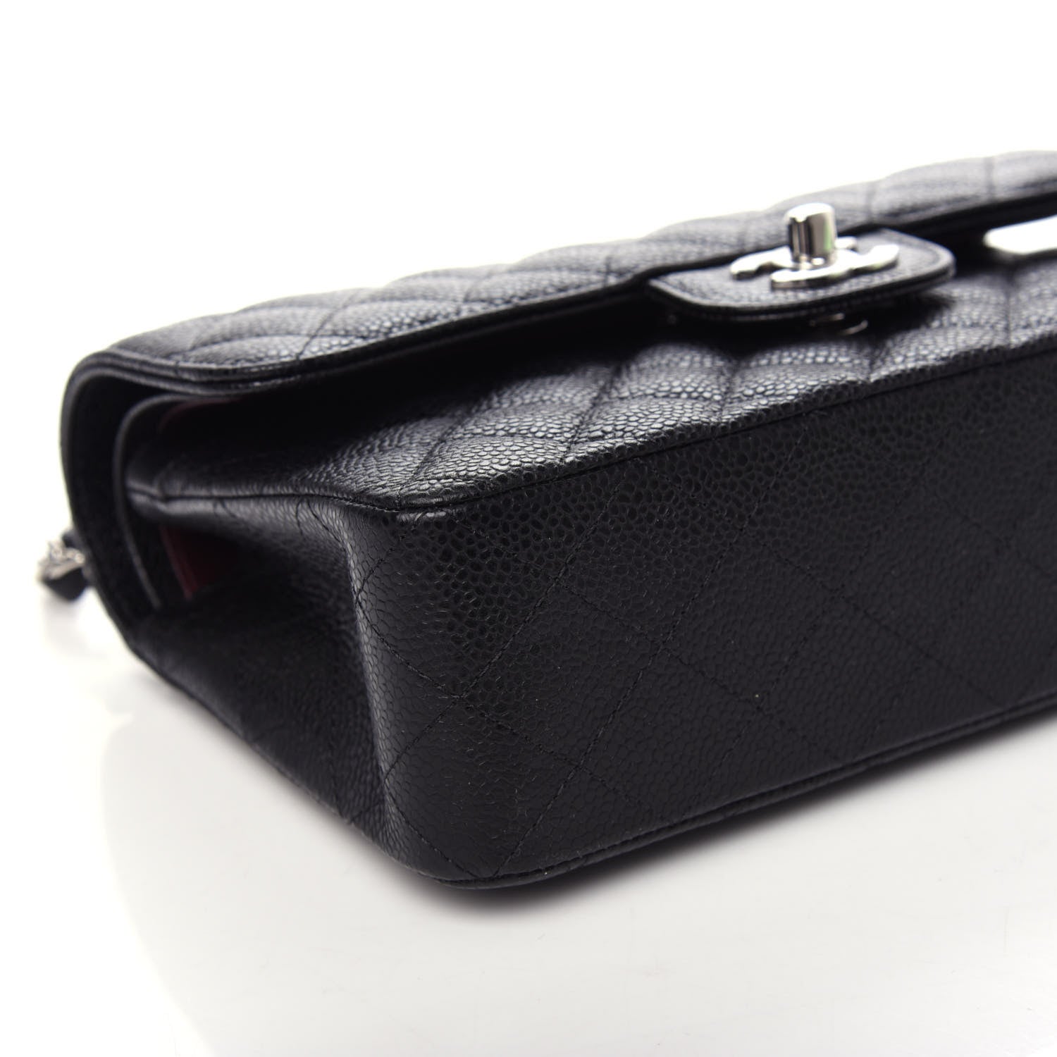 Chanel Caviar Quilted Small Double Flap Black 8 of 9