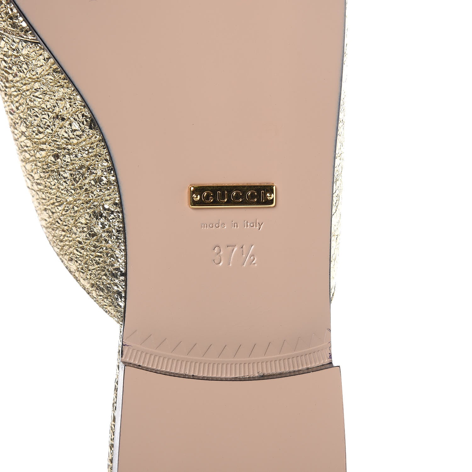 Gucci Galassia Womens GG Marmont Fringe Slippers 37.5 Platino 6 of 11