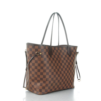 Louis Vuitton Damier Ebene Neo Neverfull MM Rose Ballerine 4 of 9