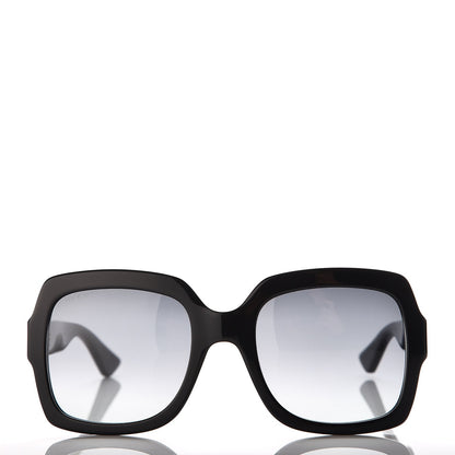 Gucci Oversize Square GG 0036S Sunglasses Black 2 of 7