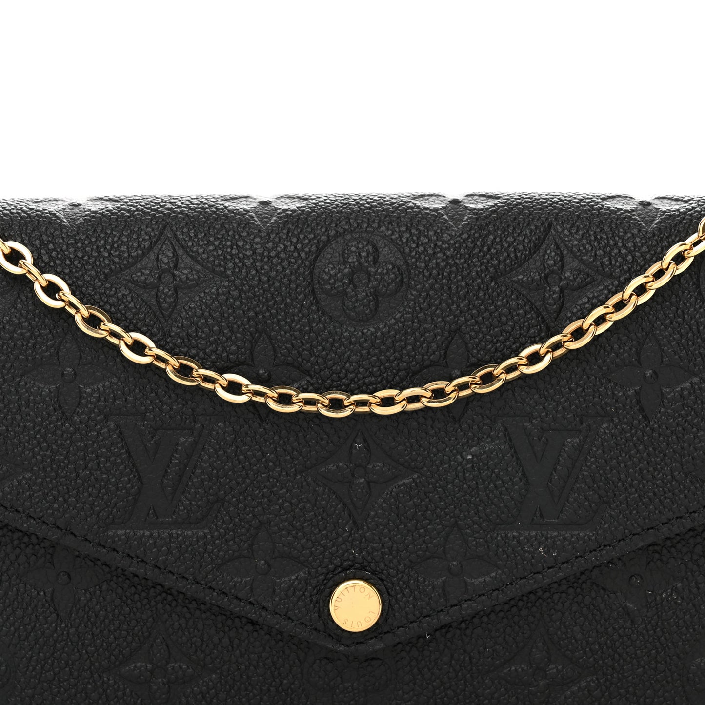 Empreinte Pochette Felicie Chain Wallet Black