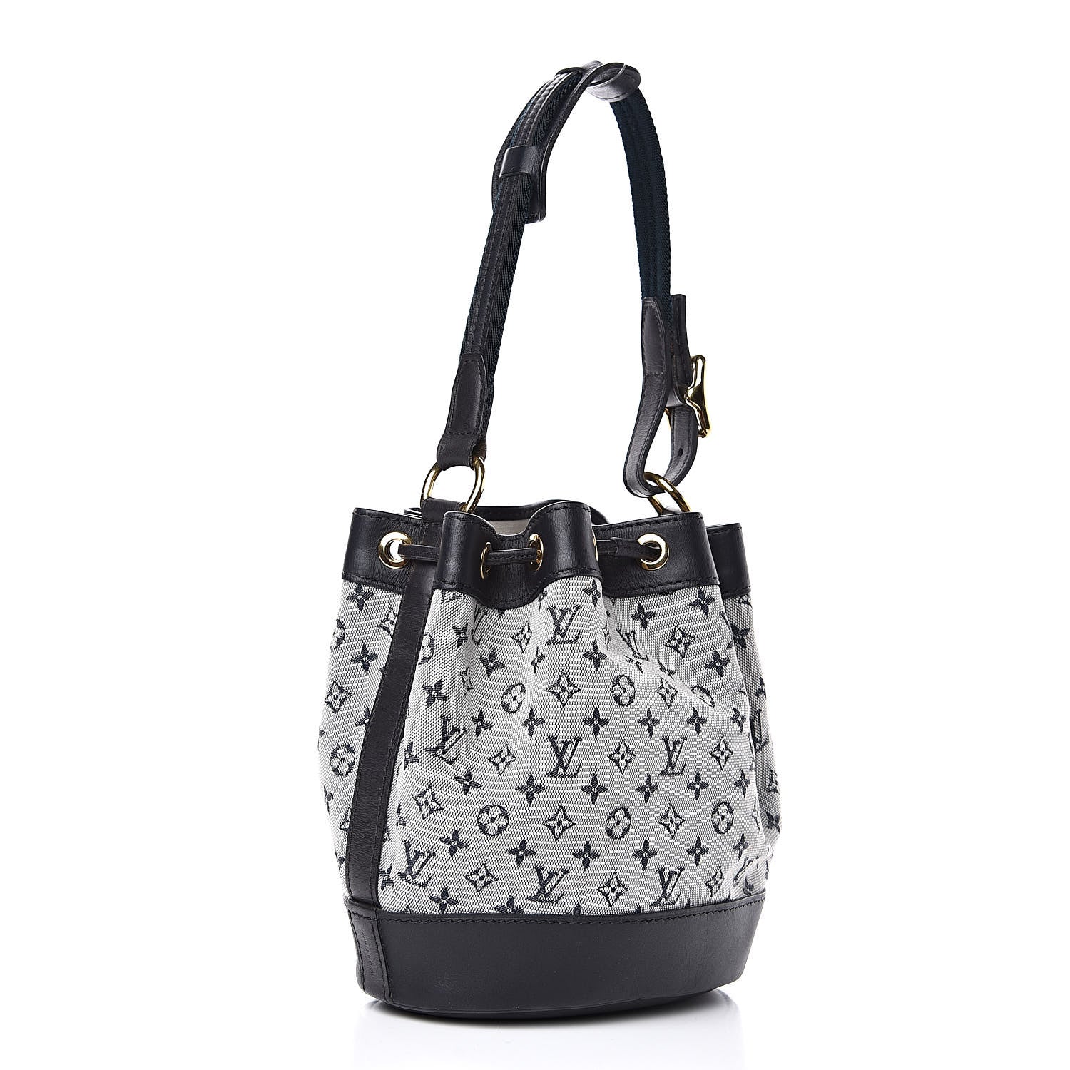 Louis Vuitton Mini Monogram Noelie Blue 3 of 16