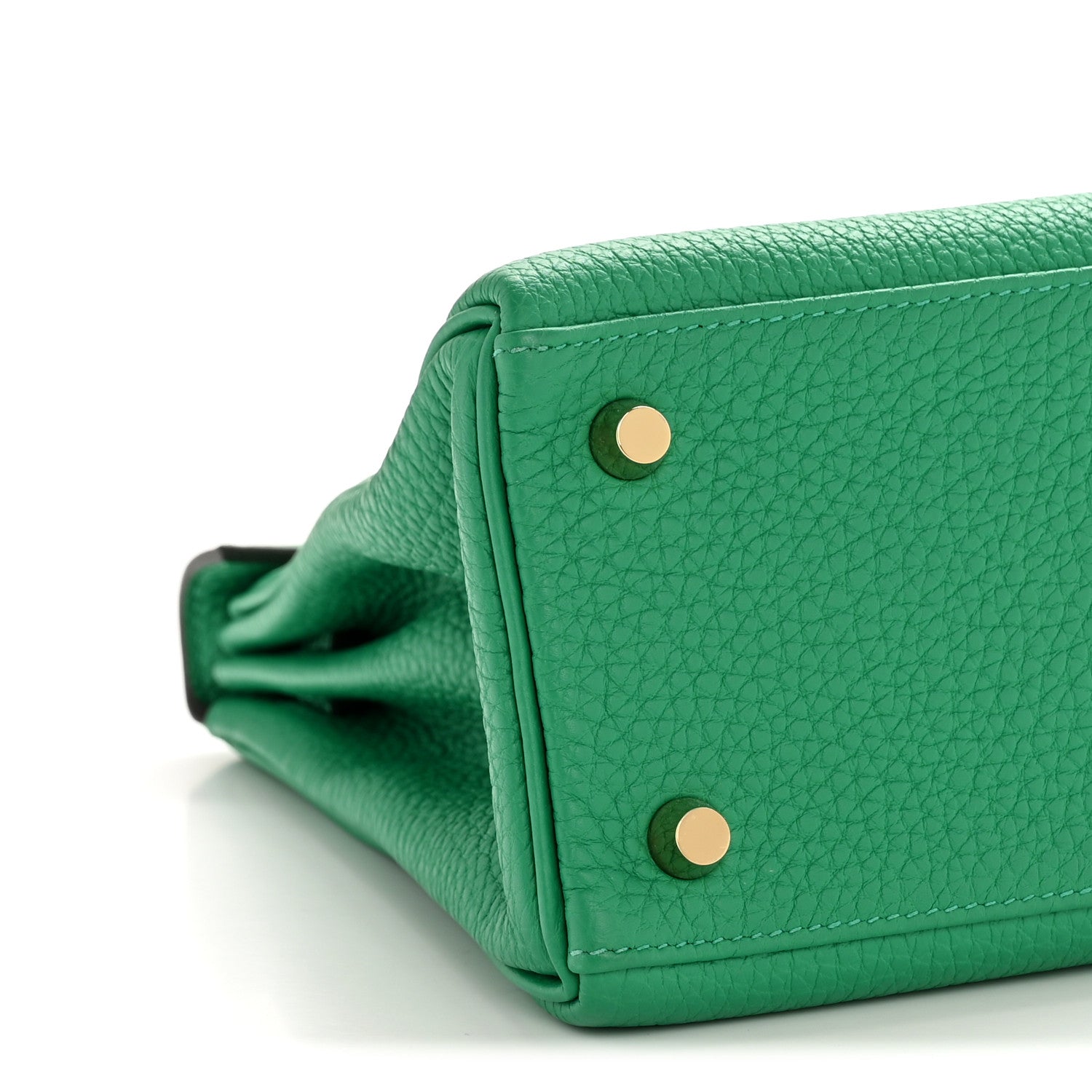 Hermes Togo Lizard Kelly Retourne Touch 25 Menthe 9 of 12