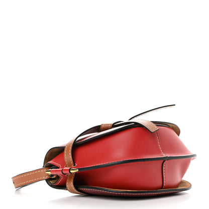 Loewe Calfskin Small Gate Crossbody Bag Garnet Pomodoro 4 of 13