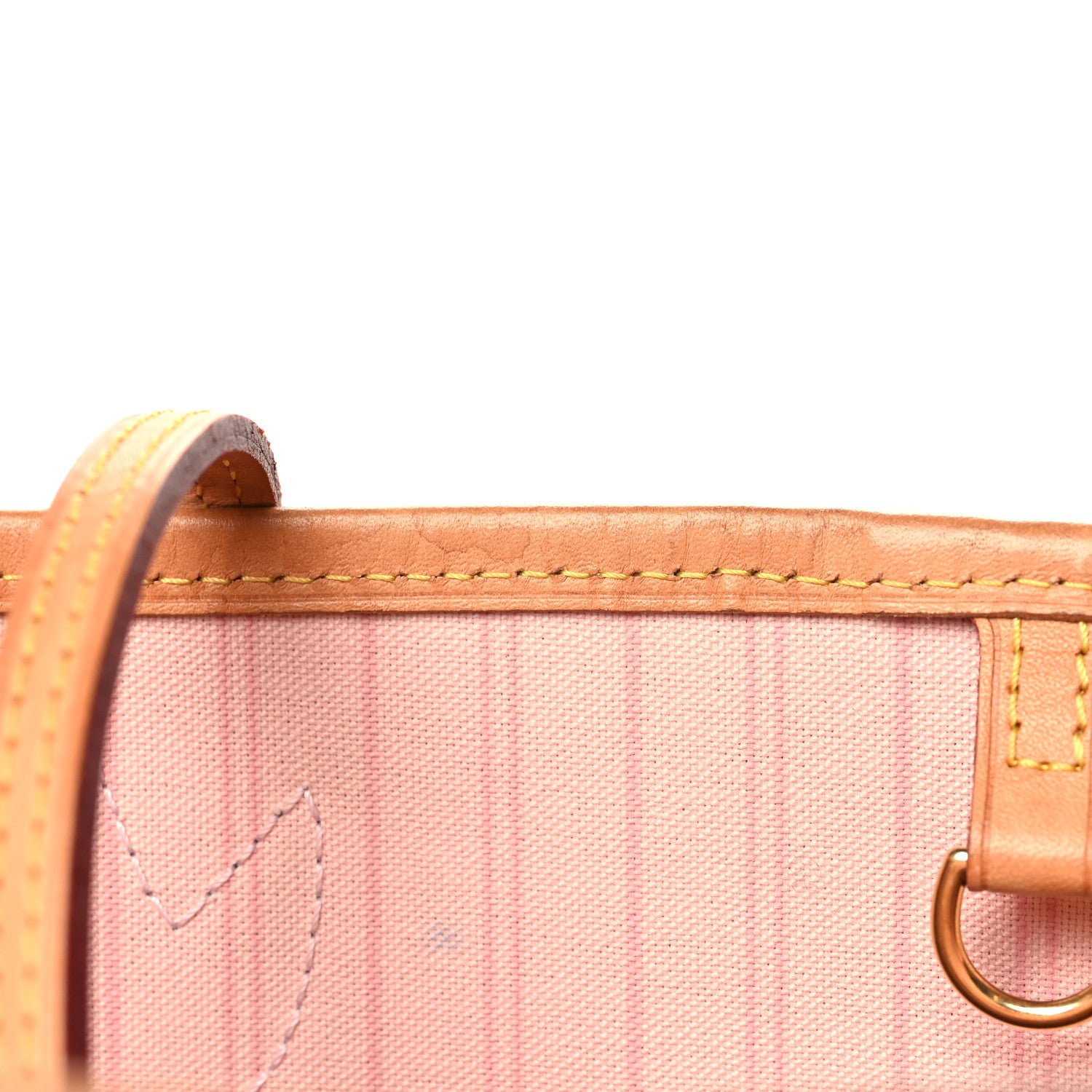 Louis Vuitton Damier Azur Neo Neverfull MM Rose Ballerine 10 of 11