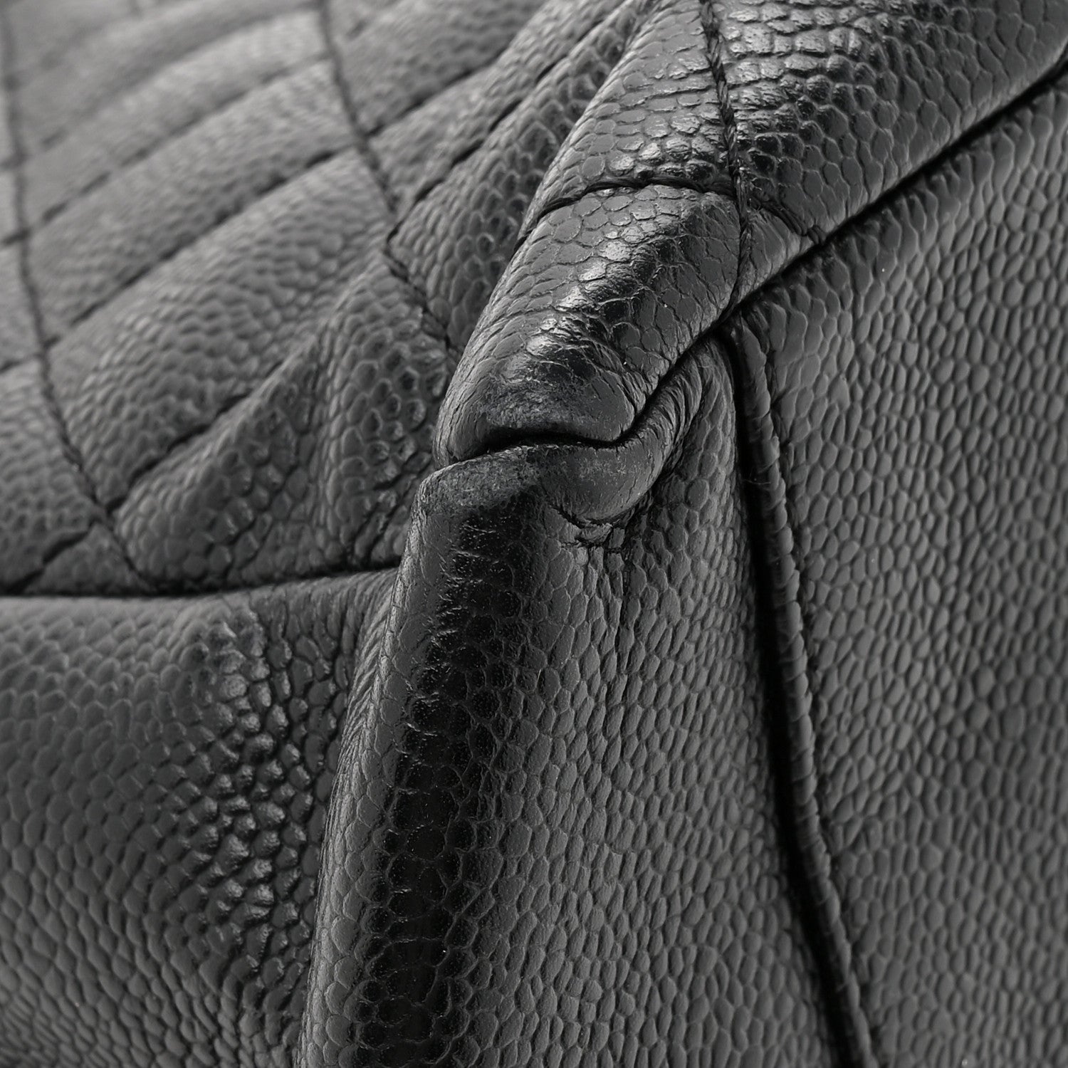 Chanel Caviar Quilted Grand Shopping Tote GST Black 11 of 13