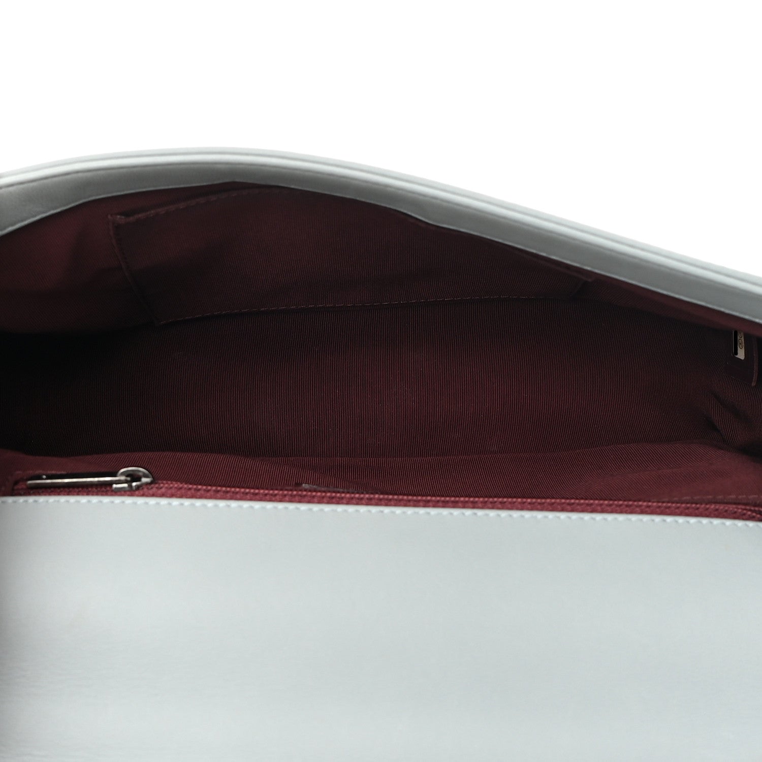 Chanel Calfskin Chevron New Medium Boy Flap Light Blue 5 of 16