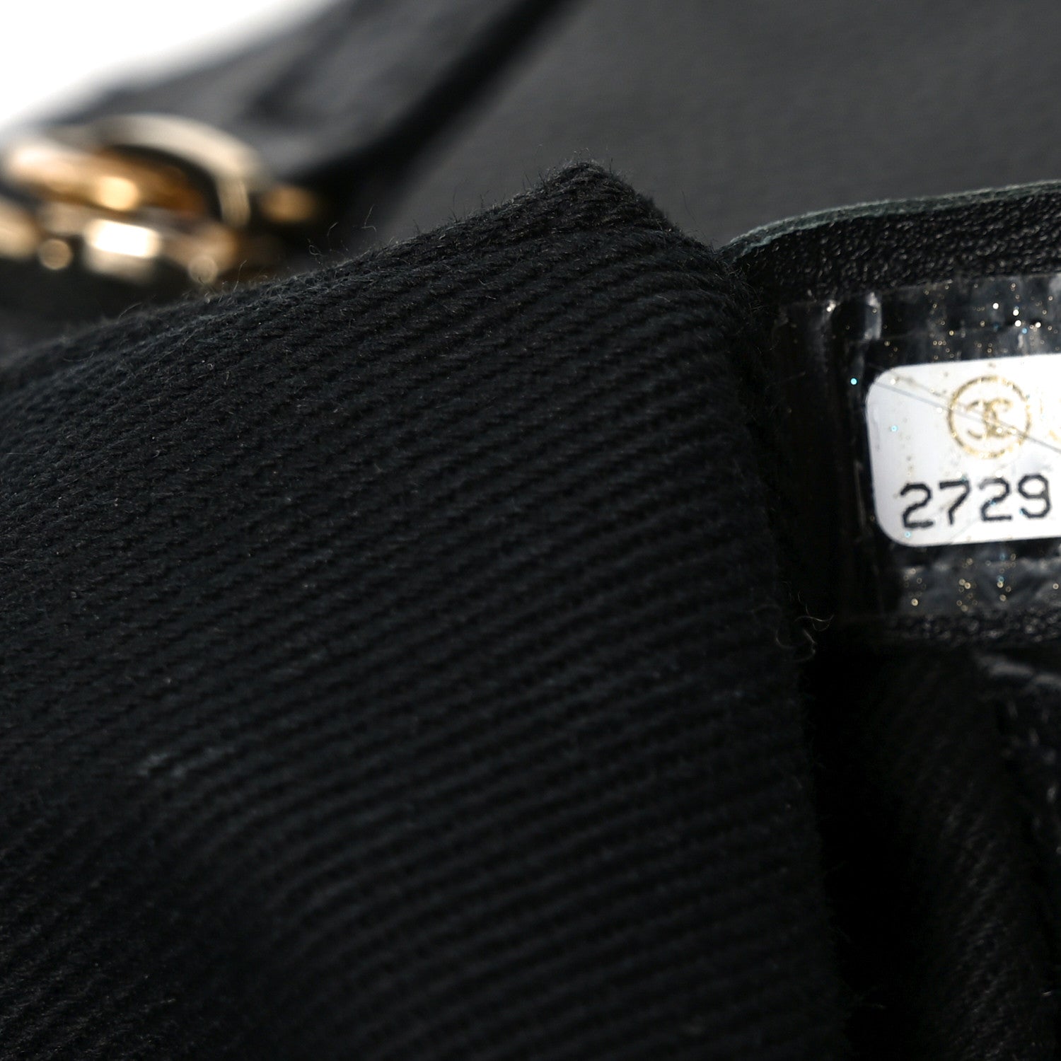 Chanel Caviar Diamond Stitched Top Handle Flap Black 7 of 11