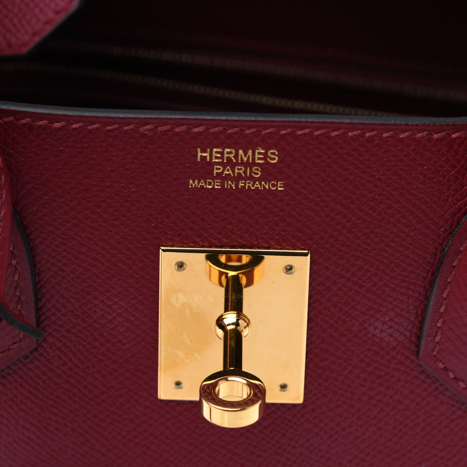 Hermes Epsom Birkin 30 Rouge Grenat 2 of 8