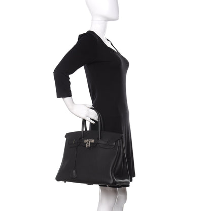 Hermes Togo Birkin 35 Black 2 of 10