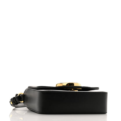 Chloe Shiny Calfskin Suede Mini C Double Carry Black 4 of 11