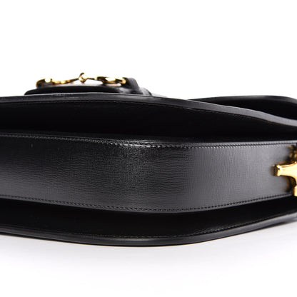 Gucci Azalea Calfskin Horsebit 1955 Shoulder Bag Black 10 of 11