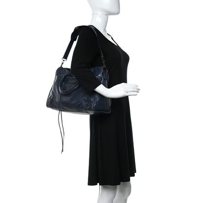 Balenciaga Agneau Classic Hardware City Bleu Obscur 2 of 14