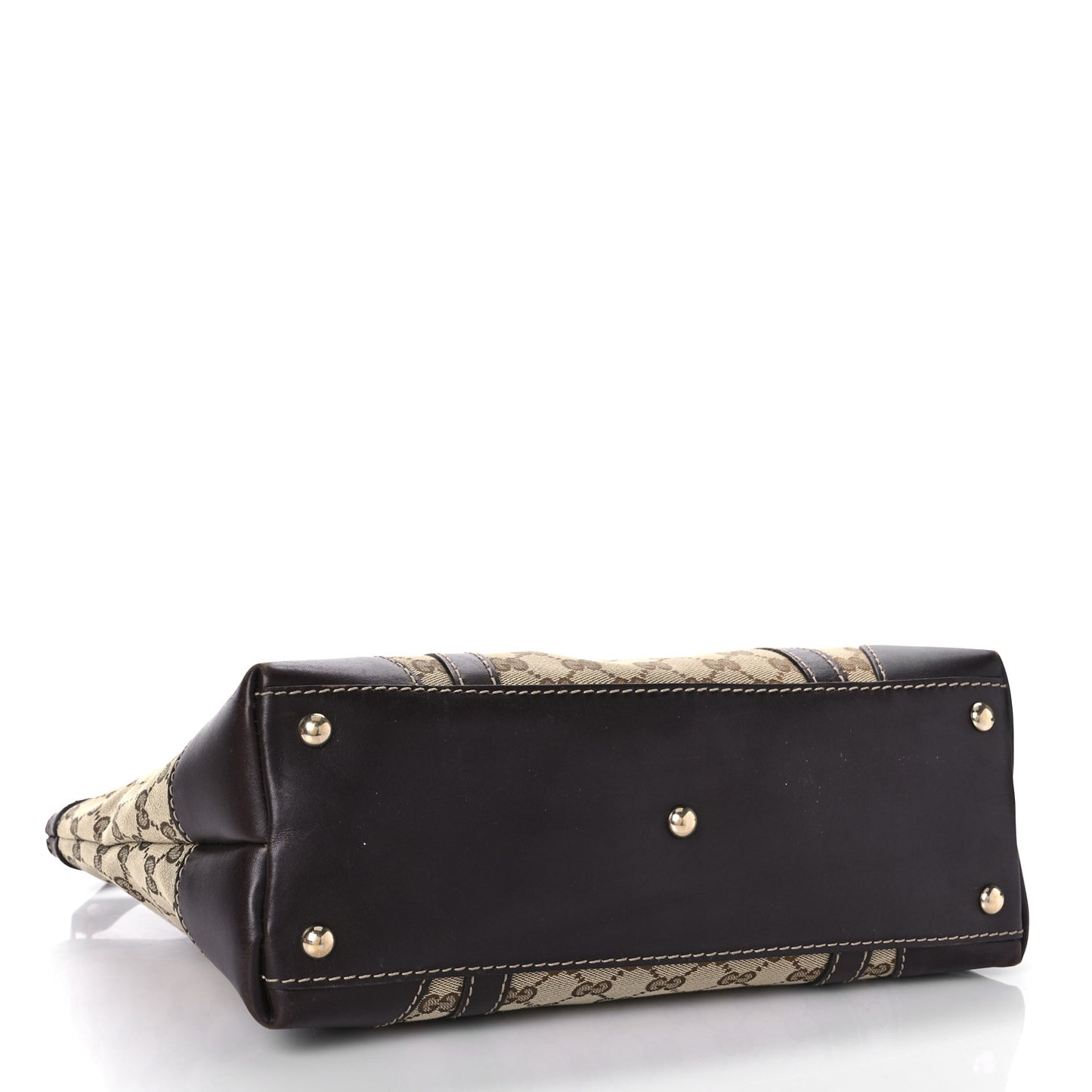 Monogram Small Lovely Heart Tote Dark Brown