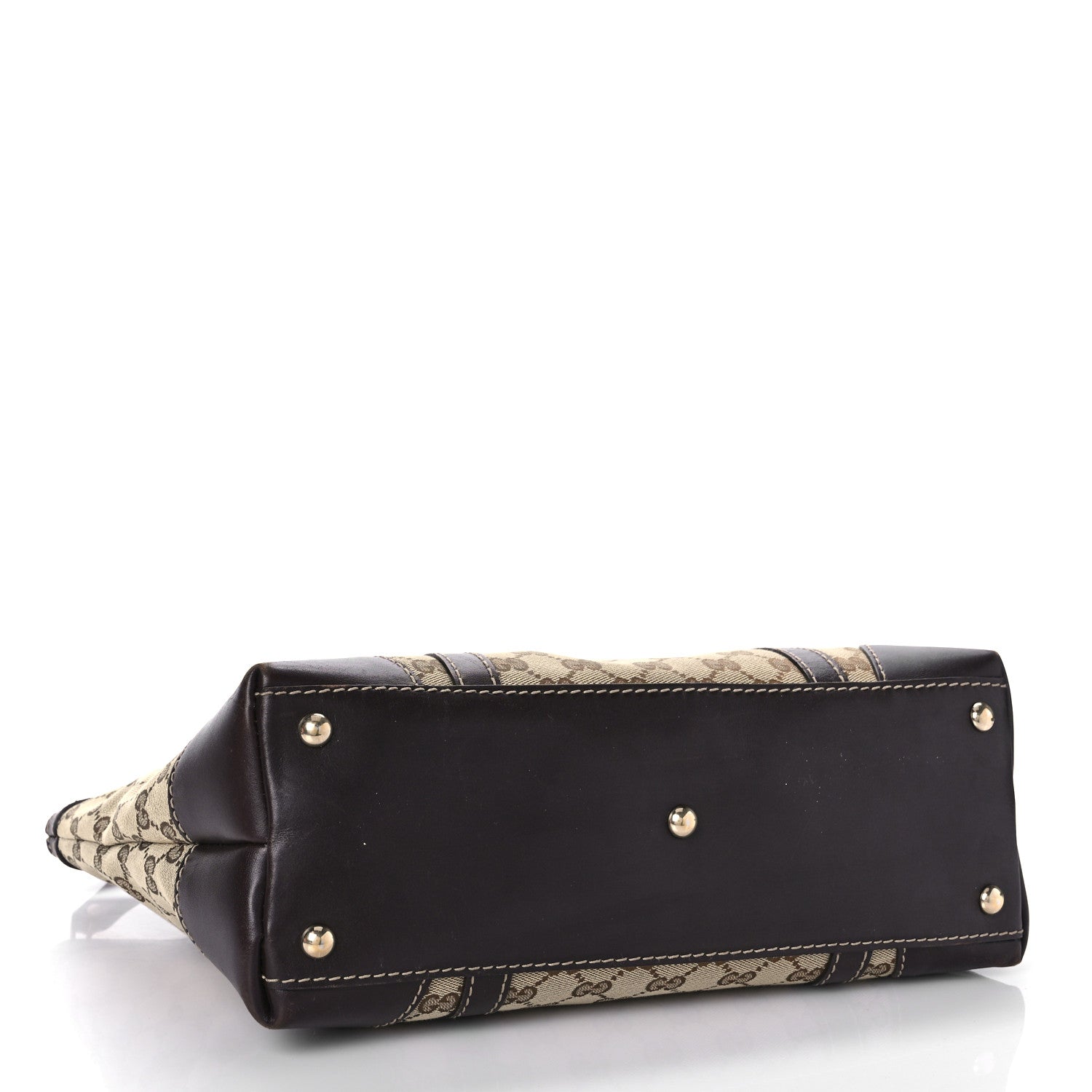 Gucci Monogram Small Lovely Heart Tote Dark Brown 3 of 8