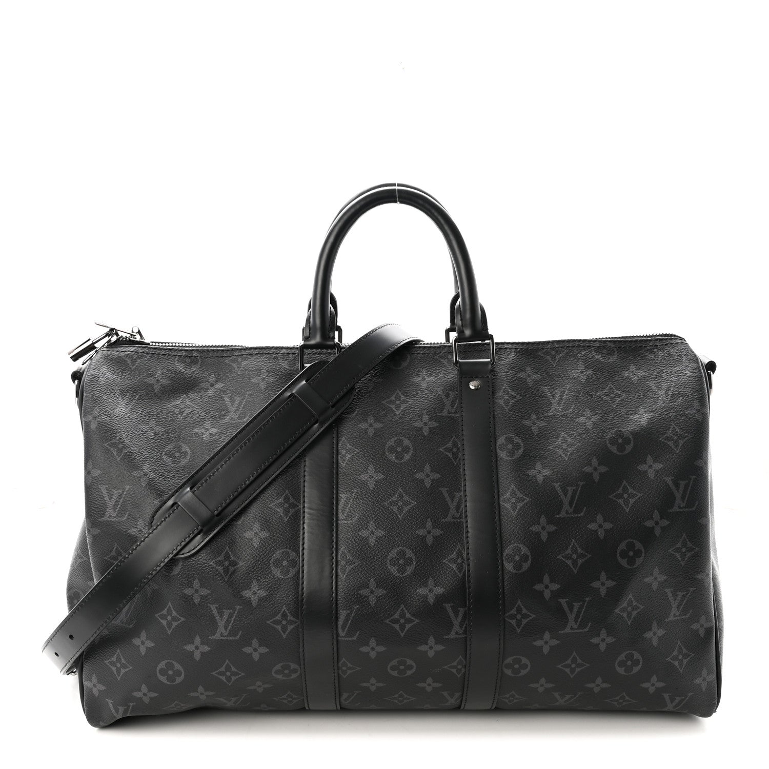 Louis Vuitton Monogram Eclipse Keepall Bandouliere 45 1 of 8