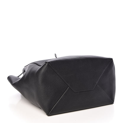 Celine Soft Grained Calfskin Small Belt Cabas Phantom Black 4 of 10