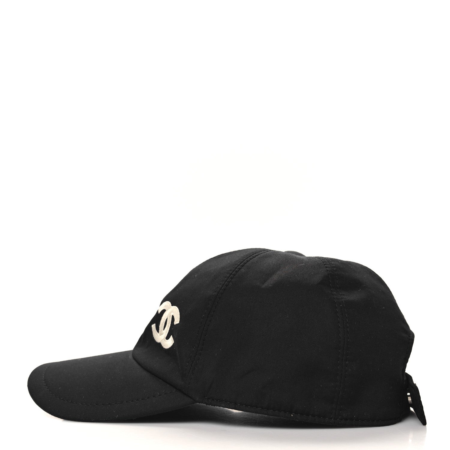 Chanel Cotton CC Cap Hat Black 4 of 8