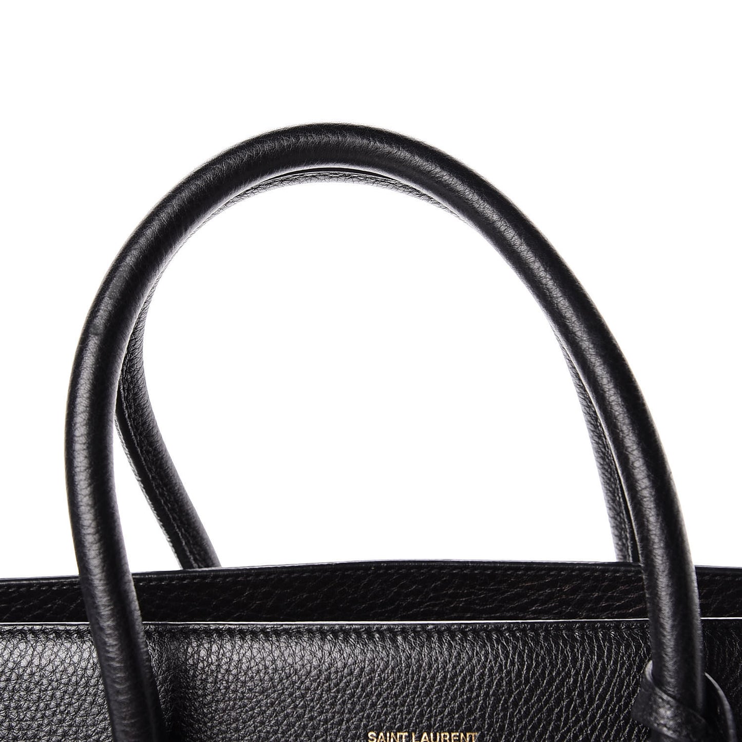 Grained Calfskin Large Sac De Jour Carryall Black