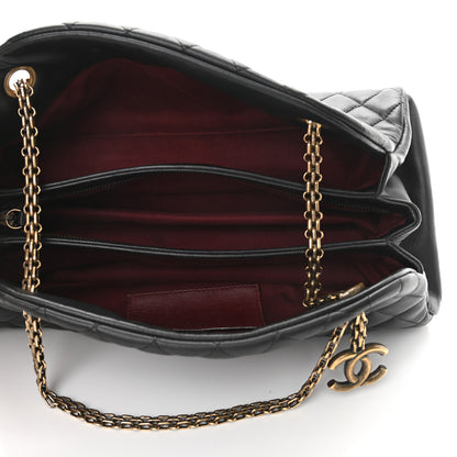 Chanel Lambskin Quilted Medium Just Mademoiselle Black 5 of 14