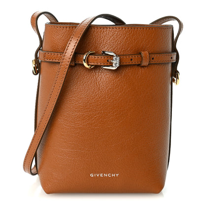 Givenchy Calfskin Voyou Phone Crossbody Pouch Tan 1 of 10