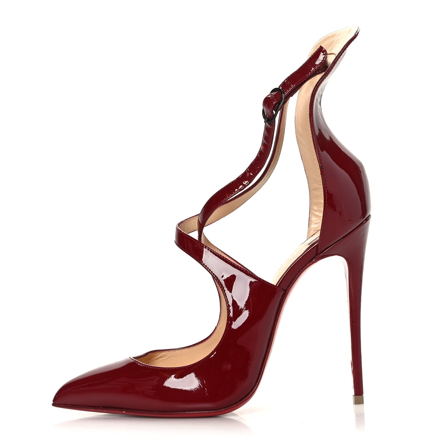 Christian Louboutin Patent Marlenarock 100 Pumps 36.5 Carmin 1 of 7