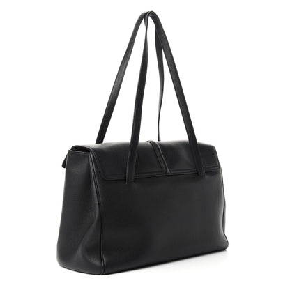 Celine Supple Grained Calfskin Medium Soft 16 Bag Black 3 of 10