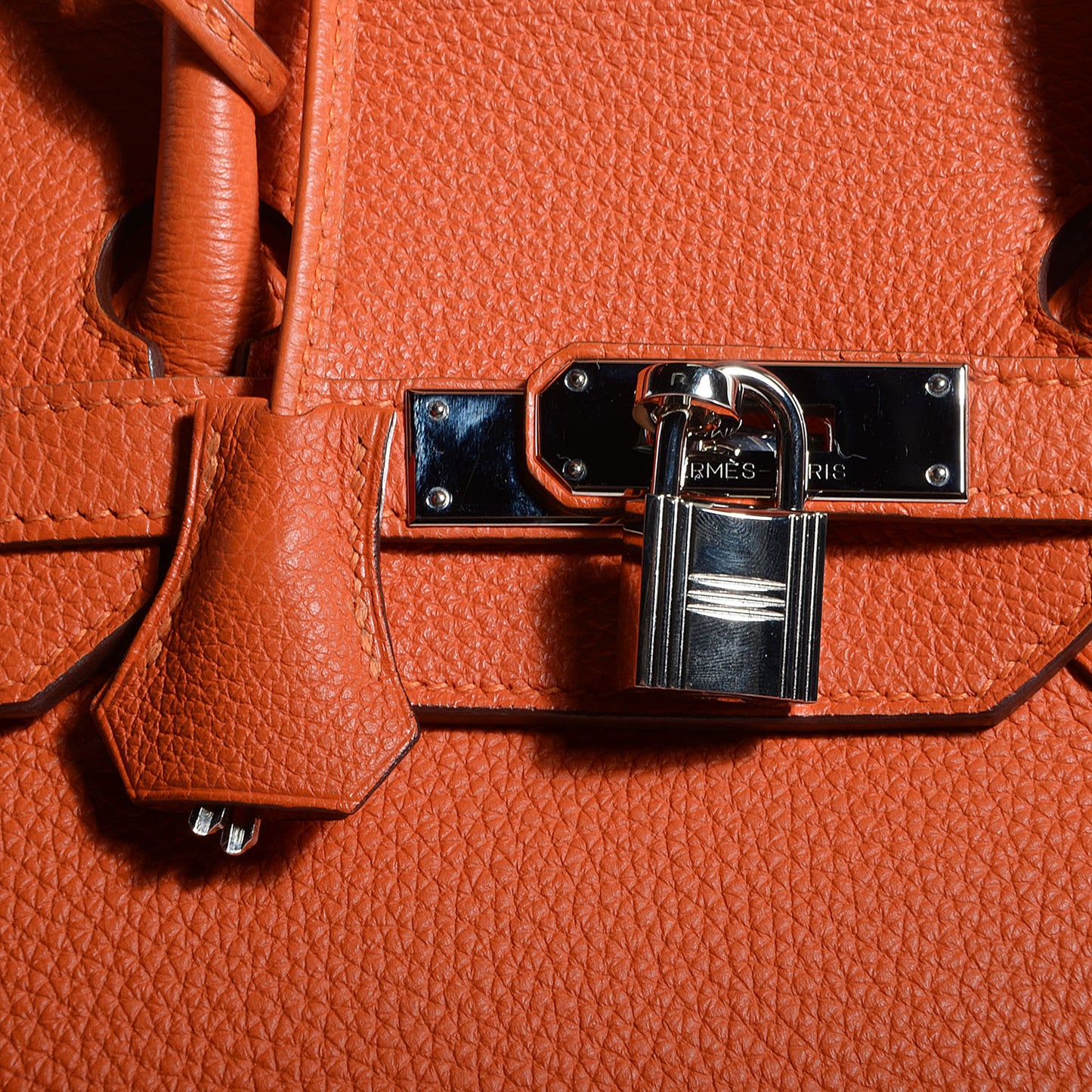 Togo Birkin 35 Orange