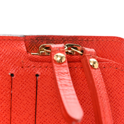 Louis Vuitton Monogram Insolite Coin Purse Wallet Red 9 of 11