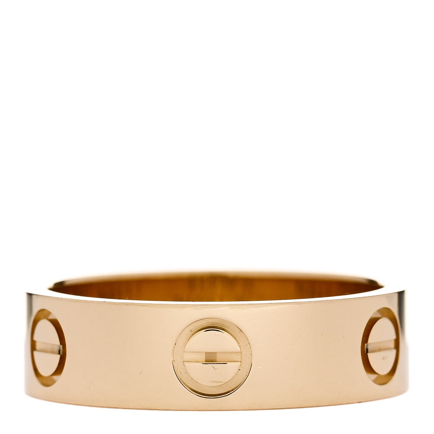 Cartier 18K Yellow Gold 5.5mm LOVE Ring 55 7.25 3 of 4
