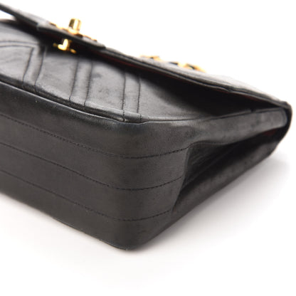 Chanel Lambskin Stitched Small Single Flap Black 8 of 10