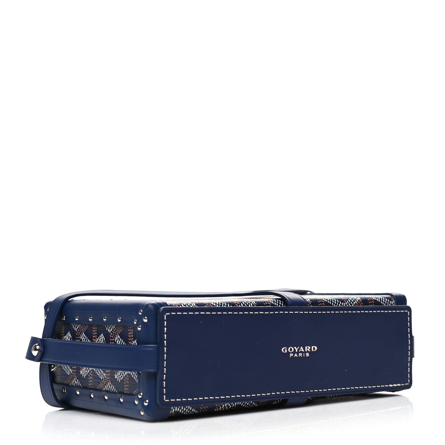 Goyardine Minaudiere Trunk Bag Navy