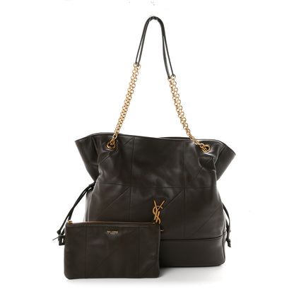 Saint Laurent Lambskin Medium Jamie Shopping Tote Light Musk 3 of 11
