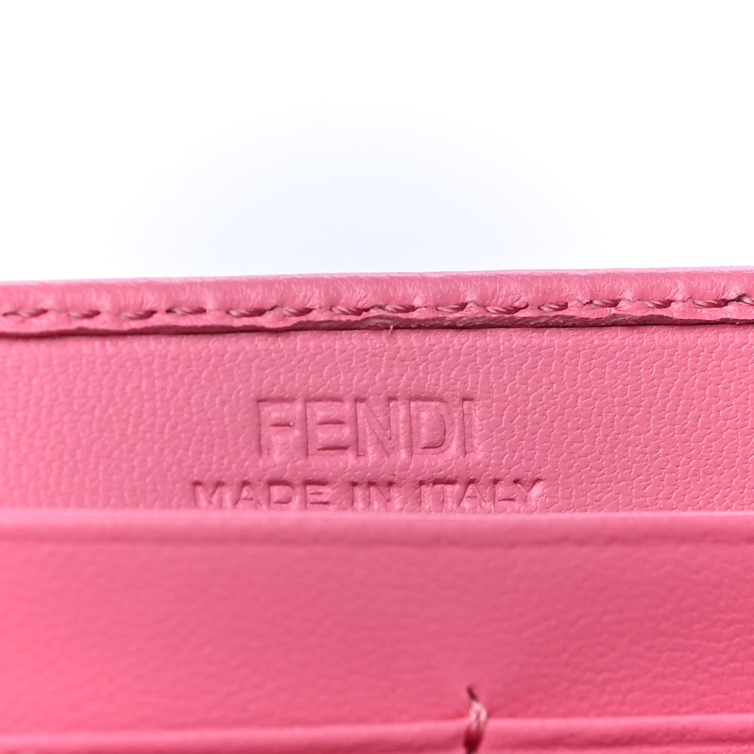 Fendi Nappa Matisse FF Embossed Continental Wallet Pink 6 of 12