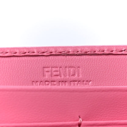 Fendi Nappa Matisse FF Embossed Continental Wallet Pink 6 of 12