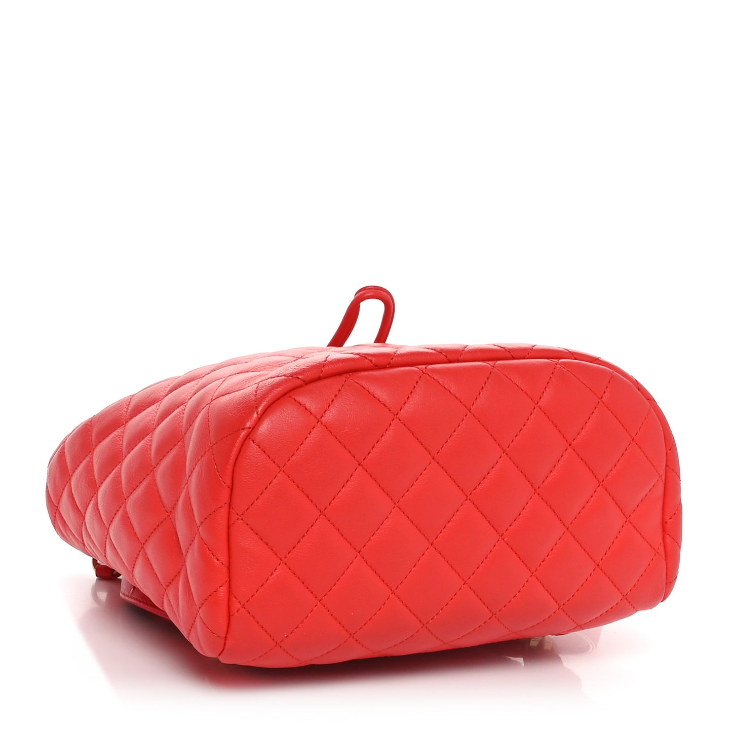 Lambskin Quilted Small Urban Spirit Backpack Red